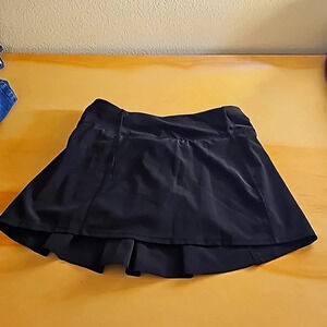 Womens Mondetta Black Poly Spandex Skort XS